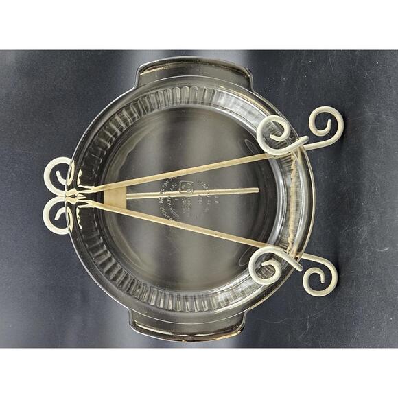 Anchor Hocking Other - Vintage Anchor Hocking Smoke Glass Casserole 1.75 QT (1460) Oven‑Proof USA